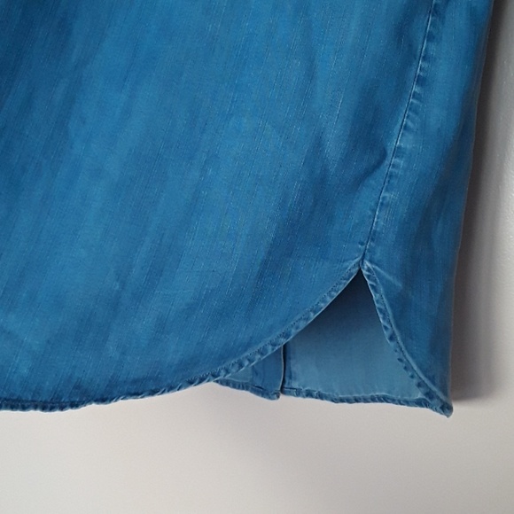 Zara Premium• chambray button down - Picture 4 of 5